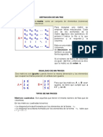 Definición de Matriz