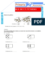 El Doble de Un Numero para Segundo de Primaria