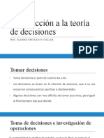 Teoría de Decisiones