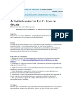 Foro de Discucion Fundamentos de Matematicas Eje 2