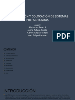 Construcción Y Colocación de Sistemas Prefabricados