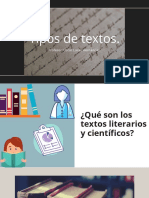 Tipos de Textos