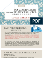 Alegatos, Sentencia, Cosa Juzgada y Medios de Impugnacion