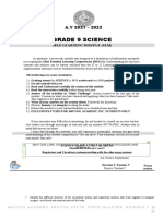 Grade 9 Science: Self Learning Module (SLM)