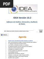 IDEA Versión 10.2 Software de Análisis, Extracción y Auditoría de Datos. IDEA - Software para Análisis, Extracción y Auditoría Basada en Datos