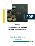 Introduccion Al Binomio Turismo y Gastronomia