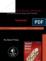 Dynamic Malware Analysis Workshop: Counterfeiting The Pipes With Fakenet