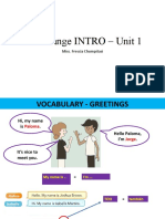 Interchange INTRO - Unit 1