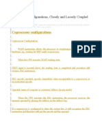 Coprocessor Configurations Closely Coupled Losely Coupled