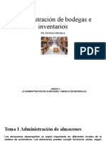 Administración de Bodegas e Inventarios