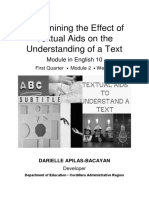 English10 - Q1 - W2 - M2 - UsingTextualAidsToUnderstandAText - BacayanDarielle (Baguio)