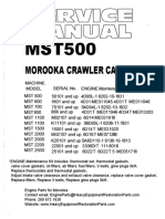 Morooka MST500 Service Manual