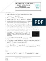 Eliminasi 4 - Kelas 8 SMP MNR Plus Naskah Soal Eliminasi 4 8 SMP MNR Plus