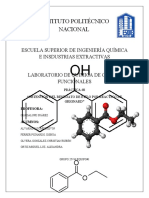 2IV46 - Equipo 1 - Práctica 8 OBTENCIÓN DEL BENZOATO DE ETILO POR REACTIVO DE GRIGNARD