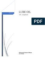 Lube Oil Assignment