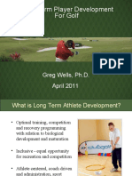 Long Term Player Development For Golf OGA 2011