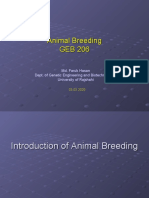 Animal Breeding GEB 206