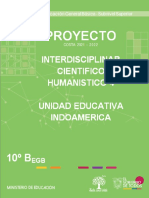 PROYECTO 4 Cientifico Humanistico DECIMO B