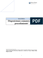 Disposiciones Comunes A Todo Procedimiento - Apunte Rivera Godoy 2018