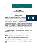 Código de Justicia Administrativa Del Estado de Quintana Roo