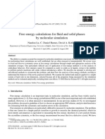 Free Energy Calculations For Fluid and Solid Phases by - 2002 - Fluid Phase Equ