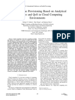 Virtual Machine Provisioning Based On Analytical Performance and Qos in Cloud Computing Environments