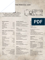 VBM Freccia Amc: Dimensions (Approx.) Driveline / Suspension Armament