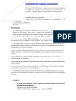 ACTA DE REUNIÓN DE TRABAJO COLEGIADO 07 de OCTUBRE