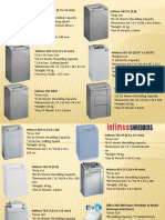 Intimus Paper Shredder Brochure