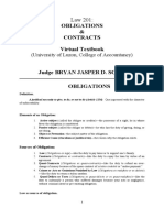 Obligations and Contracts Virtual Textbook