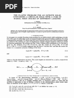 The Elastic Problem of Infinite Solid