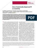 Structural Evolution of Atomically Dispersed PT Catalysts - P Christopher Nat Mat