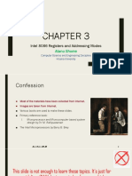 Intel 8086 Registers and Addressing Modes: Atanu Shome