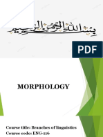 Morphology