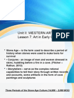 Unit Ii: Western Art History Lesson 7: Art in Early Civilizations