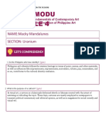 Modu LE4: NAME:Macky Mandalunes SECTION: Uranium