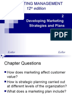 12 Edition: 2 Developing Marketing Strategies and Plans