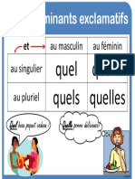 Affichage Determinants Exclamatifs