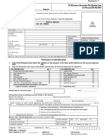 Branch: CIF (Customer Information File) Opening Form For Personal CIF (Full KYC)