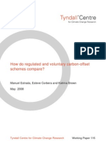 How Do Regulated and Voluntary Carbon-Offset Schemes Compare?