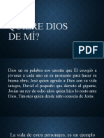 Que Quiere Dios