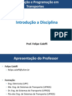 Aula 1 - Introdução A Disciplina