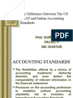 Diffarence Between US GAAP and Indian Accounting Standards