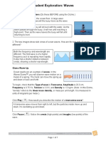 Student Exploration: Waves: Prior Knowledge Questions