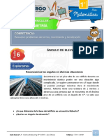 1° Año - Trigonometria - S6 - Angulos de Elevacion