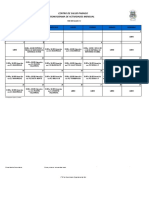 Centro de Salud Paraiso Cronograma de Actividades Mensual: Lunes Martes Miercoles Jueves Viernes Sabado Domingo