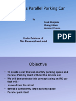 Autonomous Parallel Parking Car: by Asad Ghojaria Chirag Uttam Vernon D'souza