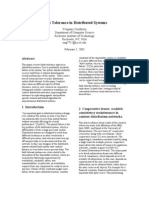 Fault Tolerance in Distributed Systems