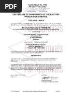 Certificate of Conformity of The Factory Production Control: 1725 - CPR - M0010