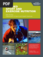 Applied Sport and Exercise Nutrition